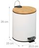 Relaxdays Kosmetikeimer 5 Liter Bild 5