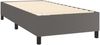 vidaXL Boxspringbett mit Matratze Grau 100x200 cm Kunstleder 3142711 Bild 4
