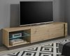 'Louna' Lowboard Eiche Artisan/ Graphit grau 188/46/40 cm Bild 2