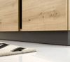 'Louna' Lowboard Eiche Artisan/ Graphit grau 188/46/40 cm Bild 4