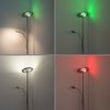 JUST LIGHT 11858-55 LOLAsmart-Rocco LED Stehleuchte mit Lesearm RGBW stahlfarben Bild 5