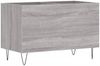 vidaXL Plattenschrank Grau Sonoma 74,5x38x48 cm Holzwerkstoff 831730 Bild 2