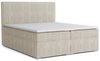 Deine Möbel 24 Boxspringbett LOFT IV Boxspring Komplettbett Polsterbett Bonellfederkernmatratzen (Beige Creme Grau Dunkelgrau Graphit Schwarz, 3-St, Boxbett Cord Cord-Samt 120x200 140x200 160x200 180x200 200x200), inkl. Bettkasten Topper Matratzen H3 H4 Bild 4