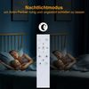 ZMH LED Deckenleuchte Wohnzimmer Deckenlampe Modern Dimmbar 80CM Wohnzimmerlampe Weiß mit Fernbedienung 48W Schlafzimmerlampe Rechteck Metall-Design für Schlafzimmer Kinderzimmer küchen Bild 3