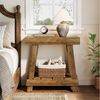 Tribesigns Beistelltisch 2-stöckiger Couchtisch, nachttisch, Sofatisch, für kleine Wohnzimmer Bild 2
