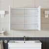 Roomart Badezimmerspiegelschrank Badezimmer Spiegelschrank, 2 Türen, Soft-Close, 2 Größen, wählbar (Badezimmer Spiegelschrank 80 cm und 60 cm breit Badmöbel Badschrank) Soft-Close-Türen, Einlegeböden, ohne LED, 2 Größen wählbar Bild 4