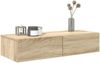 vidaXL Wandregal mit Schubladen Sonoma-Eiche 80x33x17 cm Holzwerkstoff 859979 Bild 3