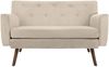 Sofa ARNE Cord 2-Sitzer - 120x74x81cm, Cord, Creme | Couch Loungesofa für Wohnzimmer Schlafzimmer Leseecke Bild 5