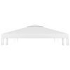 vidaXL Pavillon-Dachplane mit Kaminabzug 310 g/m² 3x3 m Weiß 312074 Bild 3
