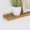 vidaXL Wandregal mit Regal 2 pcs Braun 60 x 9 x 3 cm Holzwerkstoff 42020012 Bild 5