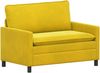 vidaXL Sofa Set 2 pcs Gelb Samt 3417031 Bild 4