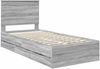 vidaXL Bettrahmen Graues Sonoma 90 x 200 cm Ingenieurs Holz 3409508 Bild 4