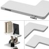 Eckregal Curva Weiß 40.5 x 2.5 cm 3er Set Vicco Bild 5