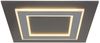 LED Deckenleuchte, Acryl, MDF, anthrazit, L 48 cm Bild 4