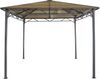 Tepro Pavillon Jackson 276 x 276 cm anthrazit Gartenzelt Gartenpavillon Bild 2