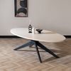 Bronx71 Esstisch Dio dänisch oval beige Melamin 270 x 130 cm Bild 2