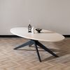 Bronx71 Esstisch Dio dänisch oval beige Melamin 270 x 130 cm Bild 3