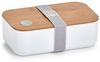 Lunchbox mit Fach, 19 x 12 x 7 cm, schwarz, ZELLER - ZELLER Bild 4