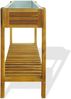 Hochbeet mit Ablage HOOD Akazienholz massiv, 90x30x75cm Balkon Hochbeet Kräuterbeet Balkon Tischbeet Terrasse Balkonbeet Pflanzbeet hoch Garten Bild 3