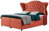 99rooms Adele Boxspringbett Velours 140x200 cm Korallenrot Bild 5