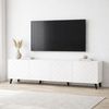 OTTO home Lowboard HOLLY 2.0, TV-Board, TV-Kommode, TV-Schrank, TV-Unterschrank, TV-Möbel, Modernes lackiertes Hochglanz TV-Board, grifflos, Breite 200 cm Bild 1