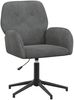 vidaXL Drehstuhl 54 x 55 x 90 cm Dunkelgrau Samt (V) 42034345 Bild 2