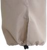 Schutzhülle für Holz-Sonnenschirm Florida 3m, Abdeckhülle Cover mit Kordelzug ~ creme Bild 5