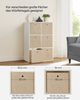 SONGMICS Aufbewahrungsbox mit Griff, 6er Set, Vliesstoff sandbeige, 30 x 30 x 30 cm Bild 5