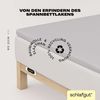 Schlafgut Spannbettlaken EASY Jersey Elasthan Topper, Jersey, Gummizug: rundum, (1 Stück), MADE IN GREEN by OEKO-TEX® Bild 3