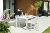Dmora Set mit 6 Gartenstühlen Courtenay, Gartensitz, Outdoor-Stuhl, Outdoor-Sessel, 62x59 h79 cm, Weiß Bild 2
