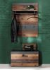 Garderobenset Indy 2-teilig in Used Wood Shabby und Matera grau 80 cm Bild 4
