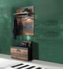 Garderobenset Indy 2-teilig in Used Wood Shabby und Matera grau 80 cm Bild 3