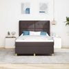 vidaXL Boxspringbett mit Matratze Dunkelbraun 200 x 140 cm Stoff 3340756 Bild 3