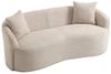 riess-ambiente 2-Sitzer ELEMENTAL 180 cm champagner beige – Sofa, Bouclébezug, modern, Einzelartikel 1 Teile, edle Couch mit Strick‑Bezug & Kissen – ideal für Wohnzimmer & Lounge Bild 4