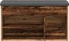 vidaXL Schuhbank Altholz-Optik 82x32x45,5 cm Holzwerkstoff 857627 Bild 4