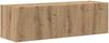 vidaXL TV-Schrankset Wandmontiert 4 pcs Hochglanz Weiß Holzwerkstoff 3409082 Bild 5