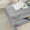 vidaXL Couchtisch Graues Sonoma 80 x 46 x 35 cm Holzwerkstoff 8000225 Bild 4