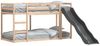 vidaXL Etagenbett mit Rutsche und Leiter 90x190 cm Massivholz Kiefer 3284245 Bild 3