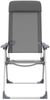 vidaXL Klappbare Campingstühle 2 Stk. Grau Aluminium 44304 Bild 5