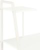 Schreibtisch mit Regaleinheit, Spanplatte Weiß, 102 × 50 × 117 cm Bild 5
