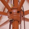 Sonnenschirm Florida, Gartenschirm Marktschirm, Ø 3m Polyester/Holz ~ creme Bild 3