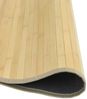 vidaXL Teppich Rund Hell Natur 80 cm Bambus 376981 Bild 4
