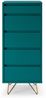 Kommode Metall und MDF  blau Bild 2