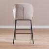Bronx71 Barhocker Nubo Chenille Sand 85 cm Bild 5