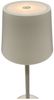 Coen Bakker Deco BV LED Außen-Tischleuchte Portable Light, mehrere Helligkeitsstufen, LED, warmweiß, kaltweiß, neutralweiß, USB dimmbar touch Metall sand matt 40 LED 26,5cm Bild 4