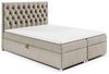 Best for Home Boxspringbett mit Bettkasten Doppelbett Trinity K14 Bonellfederkern inkl 7cm Topper (140x200 160x200 180x200 200x200 cm, Bonell-Matratze, gepolstertes Kopfteil, Polsterbett versch. Größen), mit oder ohne Topper, Flexible Liefermöglichkeit... Bild 4