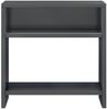 vidaXL Nachttisch Hochglanz-Grau 40 x 30 x 40 cm Spanplatte [800025] Bild 4