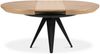 Micadoni 8-Sitzer Tisch Toni 120cm Holz Natürliches Eichenfurnier Bild 2