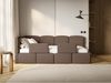 Selsey 'Cloudy' Kinderbett 90x200, Rausfallschutz, Kopfteil links, Braun Bild 2