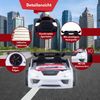 Autobett VENTO SPORT Kinderbett 90x200 cm Rennwagen-Bett inkl Sportsitze, Lattenrost, Spoiler, LED-Licht, Farbe Weiß Bild 4